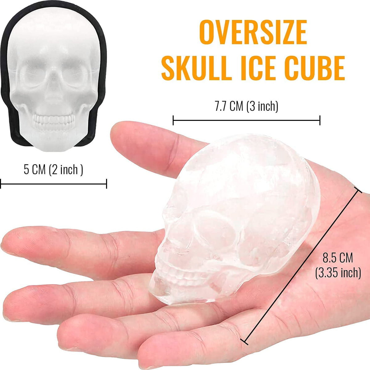 Crystal Skull XL Ice Mold