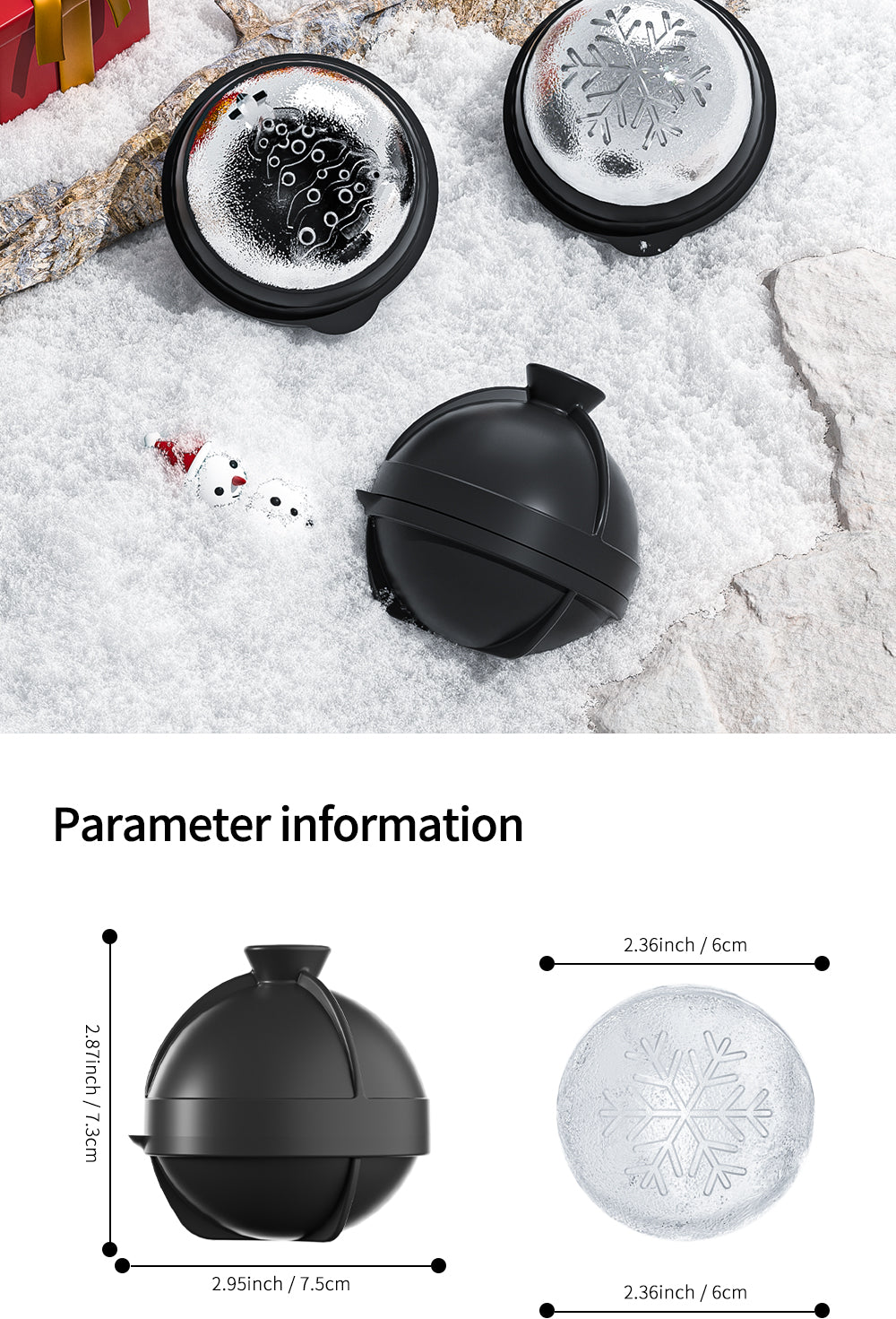 Snowflake Ice Mold