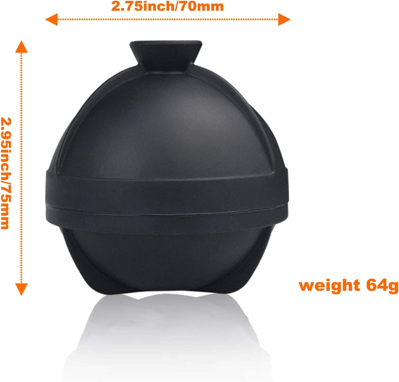 Crystal Sphere Ice Mold